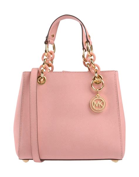 michael kors pink and white purse|michael kors pink studded purse.